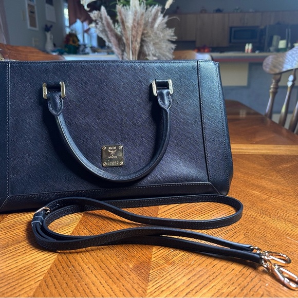 MCM Leather Top Handle Bag - Picture 2 of 14